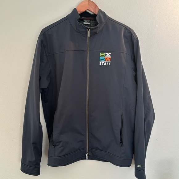 Nike SXSW Staff Jacket Zip Up Rain Tiger Woods Collection Men's Large - Picture 2 of 9